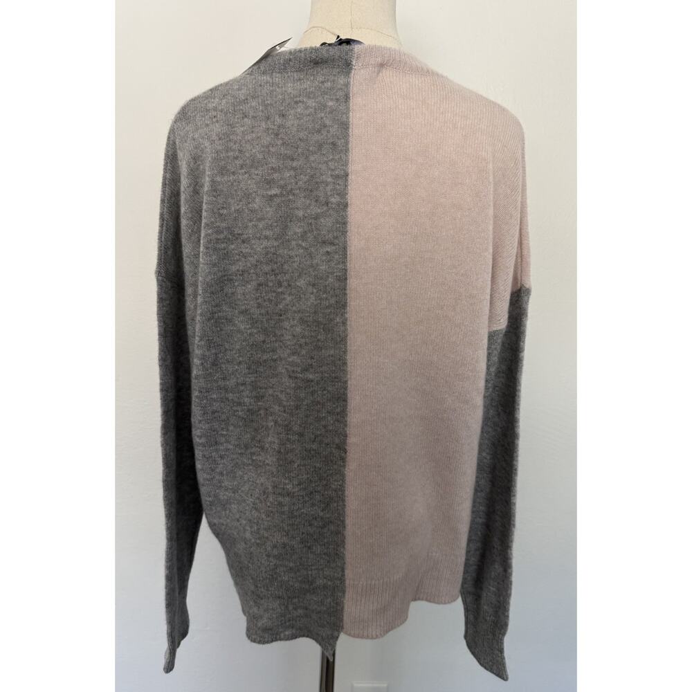 NWT $449 SKULL CASHMERE 🔥 100% cashmere Sweater Grey, Size Medium - Picture 6 of 10